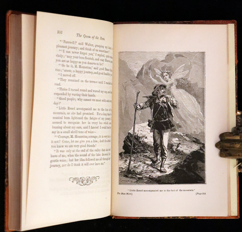 1877 Rare Book - The Man-Wolf, a Werewolf story by Emile Erckmann and Alexandre Chatrian.