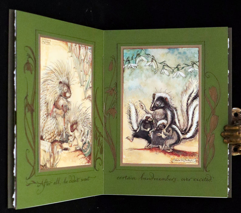 2008 Rare First Edition - Mr. Rabbit's Symphony of Nature by Charles van Sandwyk. With “frolicking frogs” bookmark.