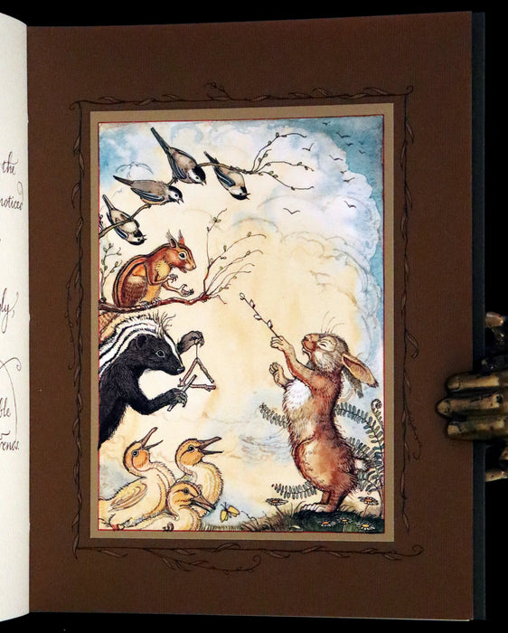 2008 Rare First Edition - Mr. Rabbit's Symphony of Nature by Charles van Sandwyk. With “frolicking frogs” bookmark.