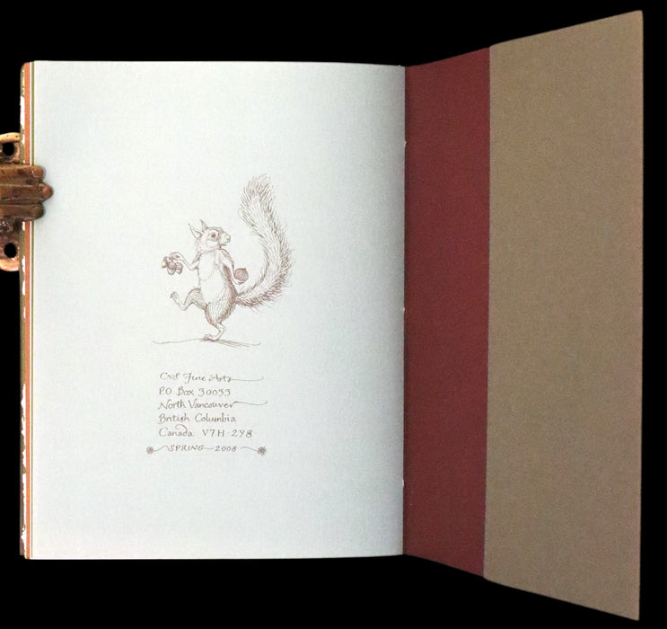 2008 Rare First Edition - Mr. Rabbit's Symphony of Nature by Charles van Sandwyk. With “frolicking frogs” bookmark.