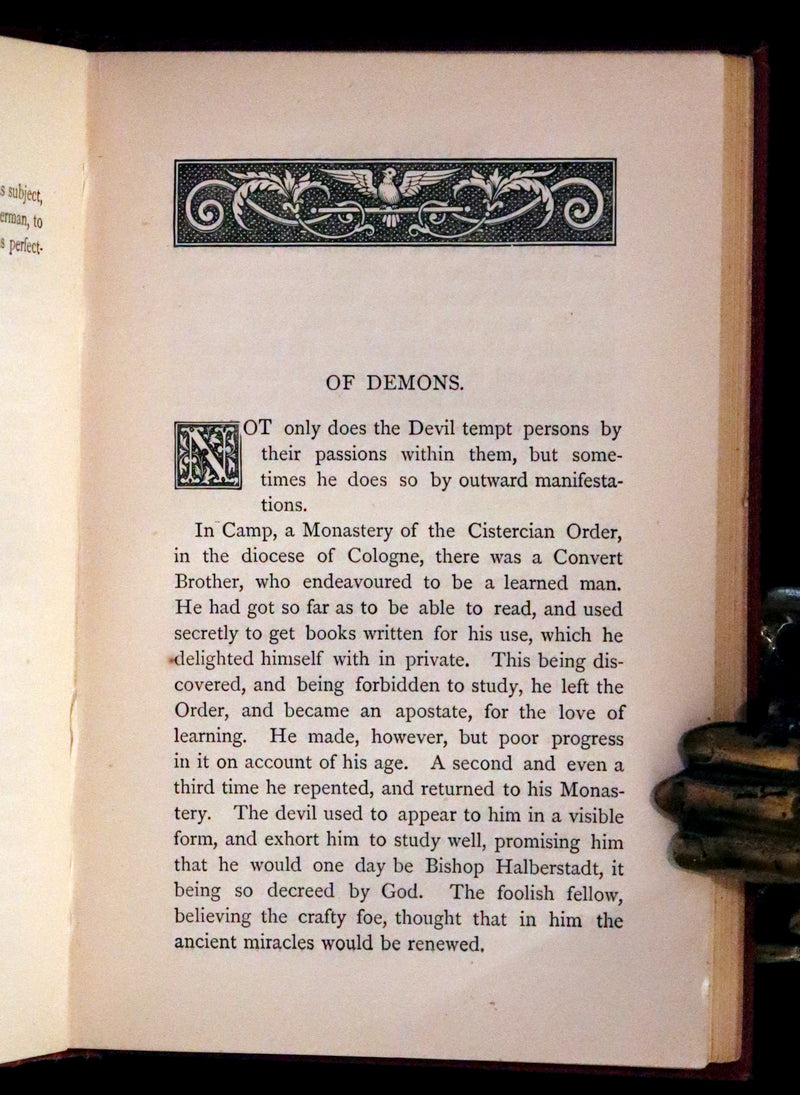 1872 Scarce 1stED - Cistercian Legends of the Thirteenth Century, translated from the Latin by Henry Collins.