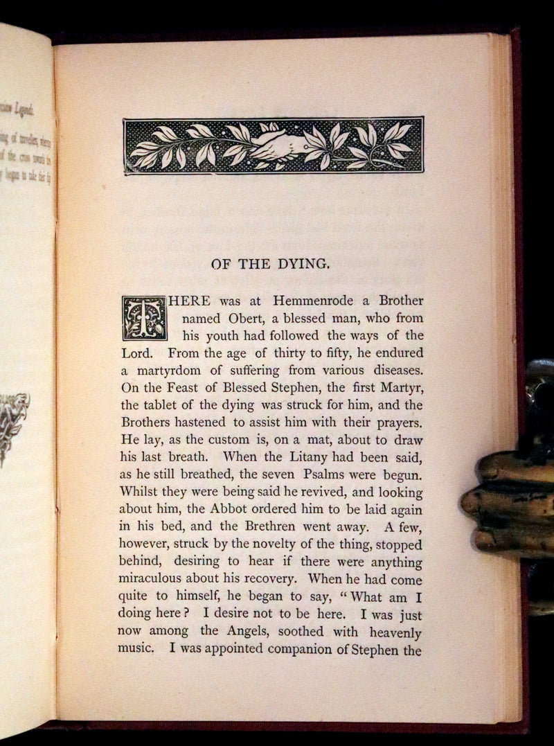 1872 Scarce 1stED - Cistercian Legends of the Thirteenth Century, translated from the Latin by Henry Collins.