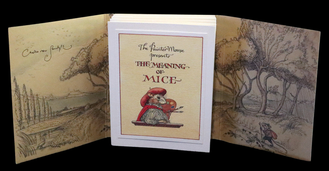 2002 Scarce Signed 1stED - The Meaning of Mice by Charles van Sandwyk.