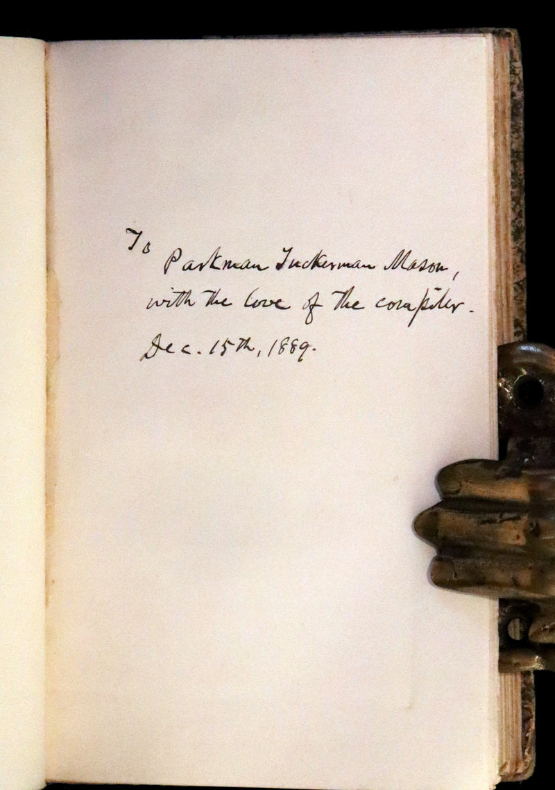 1889 Scarce First Edition - Songs of Fairy Land inscribed by Edward T. Mason, Illustrated by Maud Humphrey.