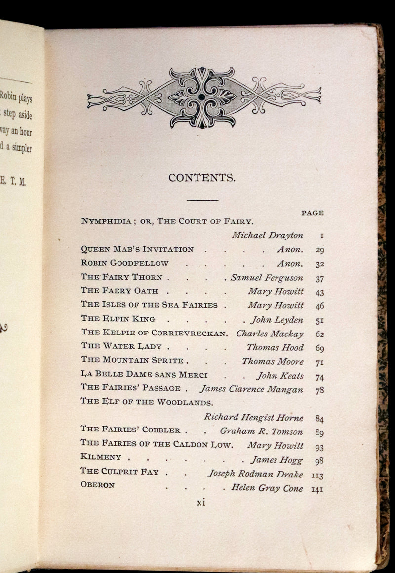 1889 Scarce First Edition - Songs of Fairy Land inscribed by Edward T. Mason, Illustrated by Maud Humphrey.