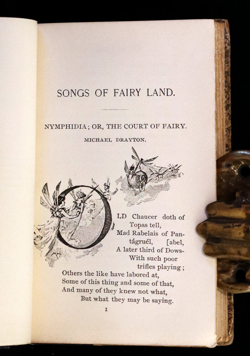 1889 Scarce First Edition - Songs of Fairy Land inscribed by Edward T. Mason, Illustrated by Maud Humphrey.