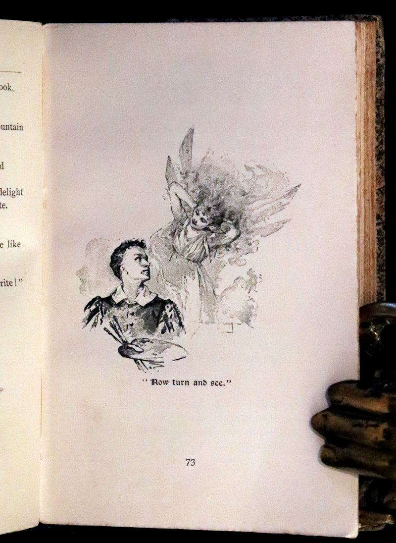 1889 Scarce First Edition - Songs of Fairy Land inscribed by Edward T. Mason, Illustrated by Maud Humphrey.