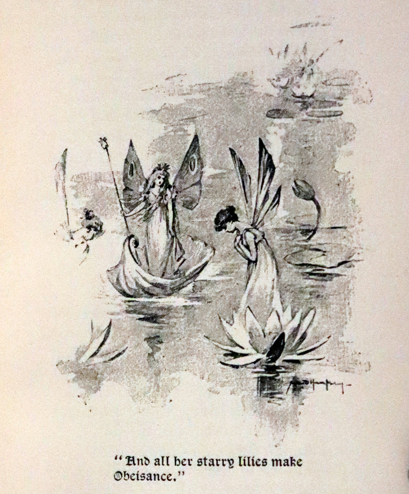 1889 Scarce First Edition - Songs of Fairy Land inscribed by Edward T. Mason, Illustrated by Maud Humphrey.