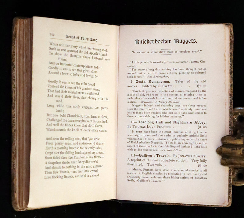 1889 Scarce First Edition - Songs of Fairy Land inscribed by Edward T. Mason, Illustrated by Maud Humphrey.