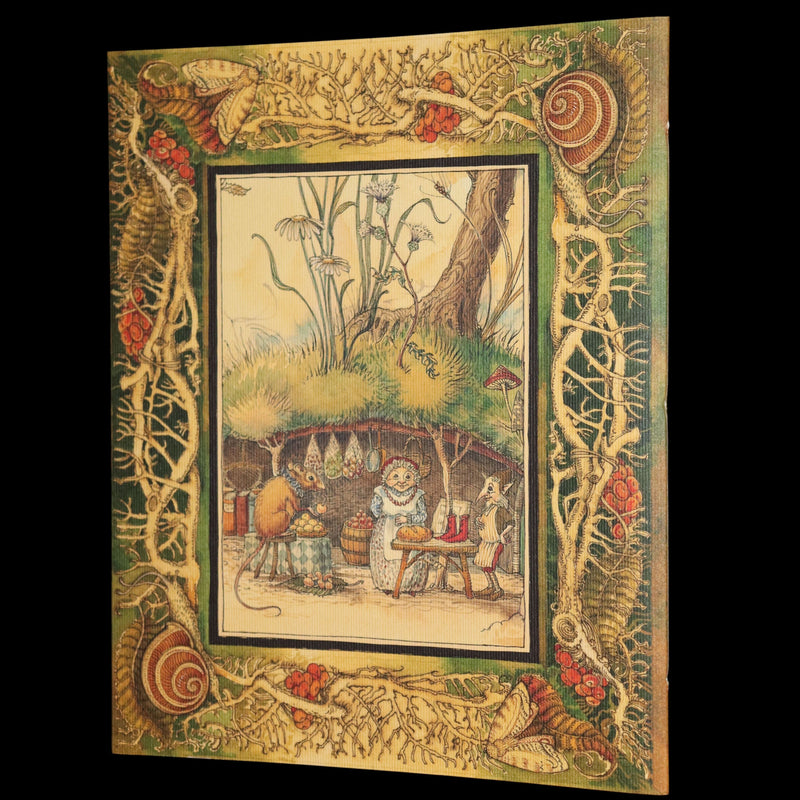 2009 Scarce First Edition - The Fairy Market by Charles van Sandwyk dedicated to Arthur Rackham.