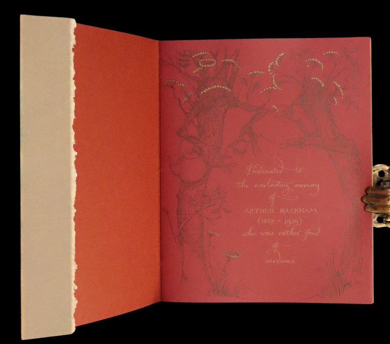 2009 Scarce First Edition - The Fairy Market by Charles van Sandwyk dedicated to Arthur Rackham.