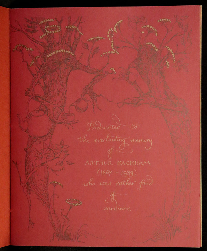 2009 Scarce First Edition - The Fairy Market by Charles van Sandwyk dedicated to Arthur Rackham.