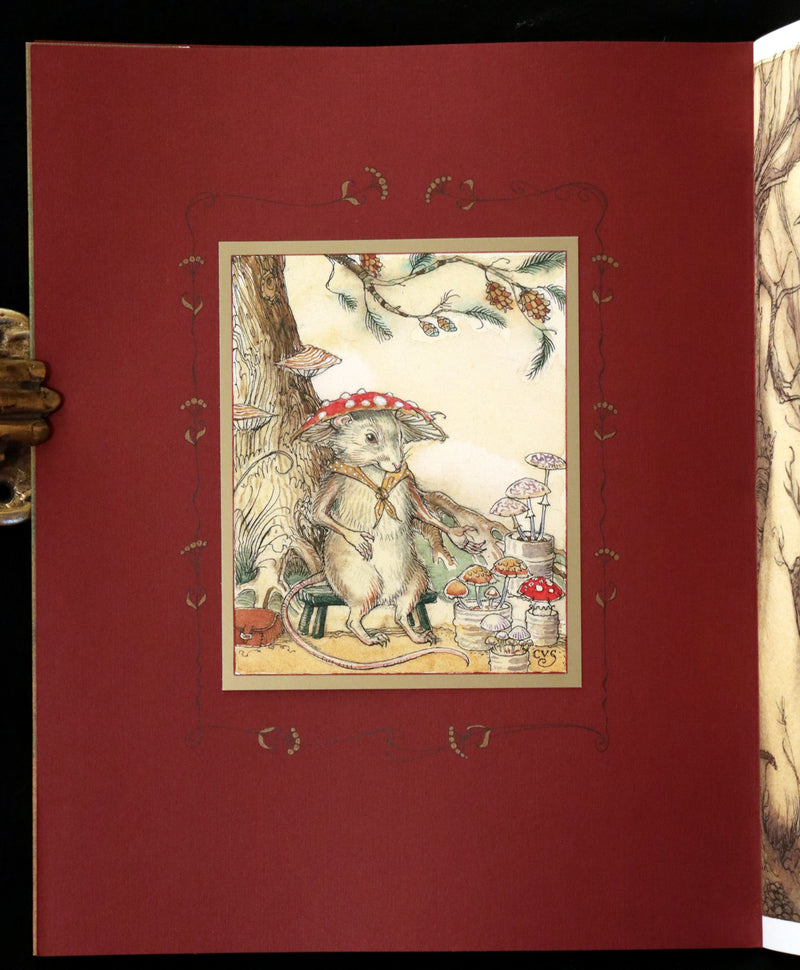 2009 Scarce First Edition - The Fairy Market by Charles van Sandwyk dedicated to Arthur Rackham.