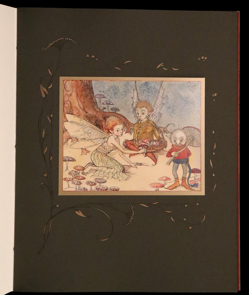 2009 Scarce First Edition - The Fairy Market by Charles van Sandwyk dedicated to Arthur Rackham.