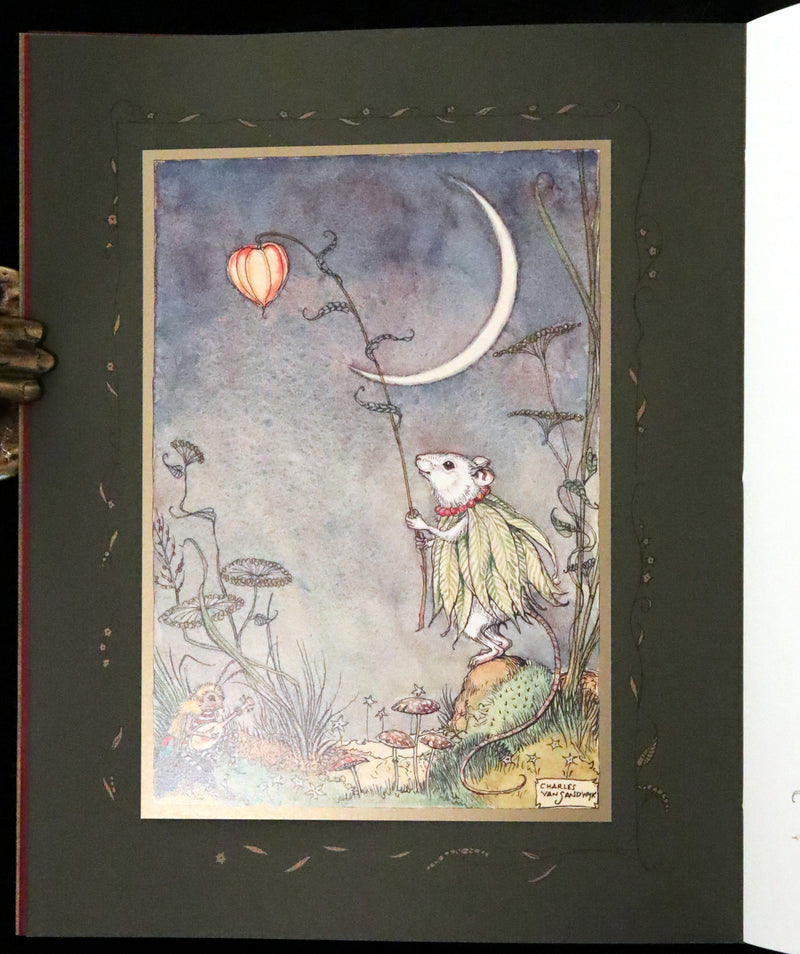 2009 Scarce First Edition - The Fairy Market by Charles van Sandwyk dedicated to Arthur Rackham.
