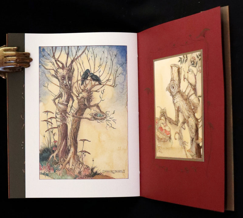 2009 Scarce First Edition - The Fairy Market by Charles van Sandwyk dedicated to Arthur Rackham.