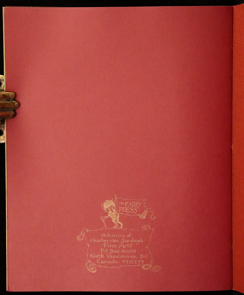 2009 Scarce First Edition - The Fairy Market by Charles van Sandwyk dedicated to Arthur Rackham.