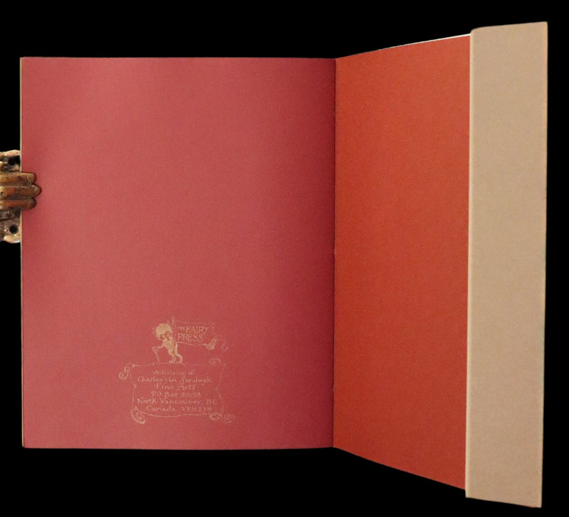 2009 Scarce First Edition - The Fairy Market by Charles van Sandwyk dedicated to Arthur Rackham.