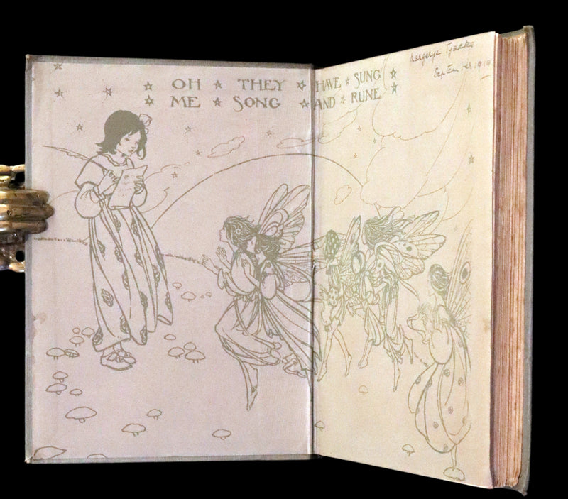 1912 Rare First Edition - ELFIN SONG, A Book of Verse and Pictures by Florence Harrison.