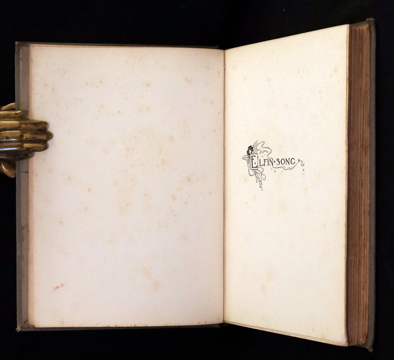 1912 Rare First Edition - ELFIN SONG, A Book of Verse and Pictures by Florence Harrison.