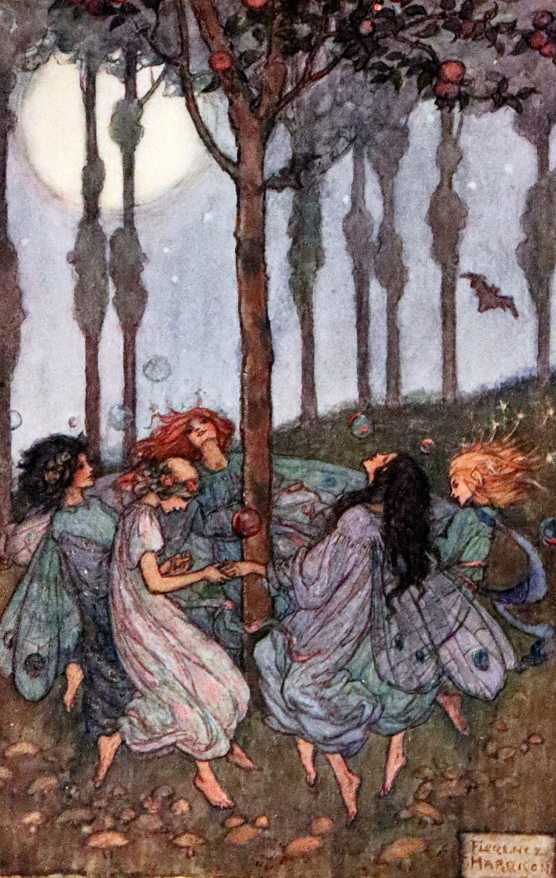 1912 Rare First Edition - ELFIN SONG, A Book of Verse and Pictures by Florence Harrison.