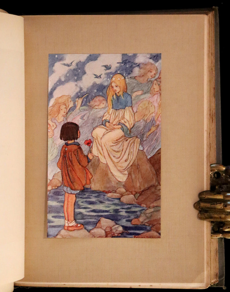 1912 Rare First Edition - ELFIN SONG, A Book of Verse and Pictures by Florence Harrison.