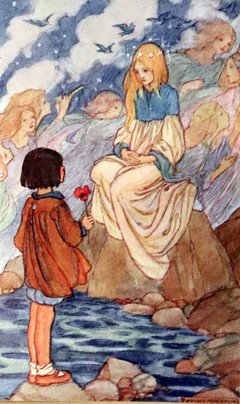 1912 Rare First Edition - ELFIN SONG, A Book of Verse and Pictures by Florence Harrison.