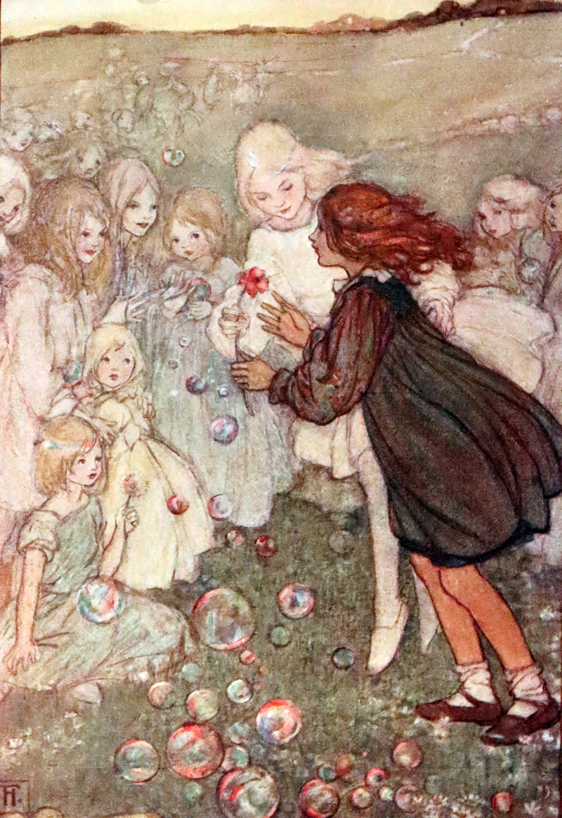 1912 Rare First Edition - ELFIN SONG, A Book of Verse and Pictures by Florence Harrison.