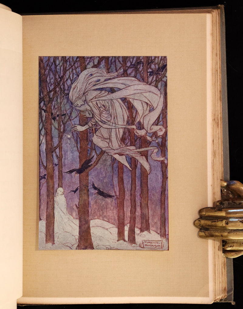 1912 Rare First Edition - ELFIN SONG, A Book of Verse and Pictures by Florence Harrison.