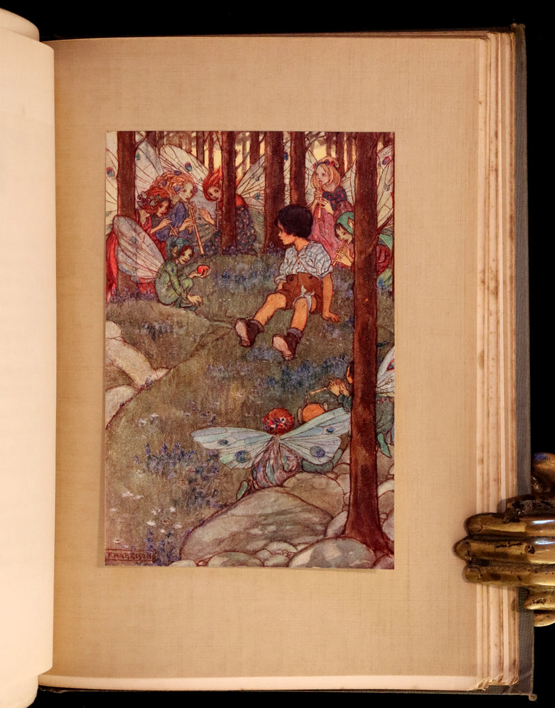1912 Rare First Edition - ELFIN SONG, A Book of Verse and Pictures by Florence Harrison.