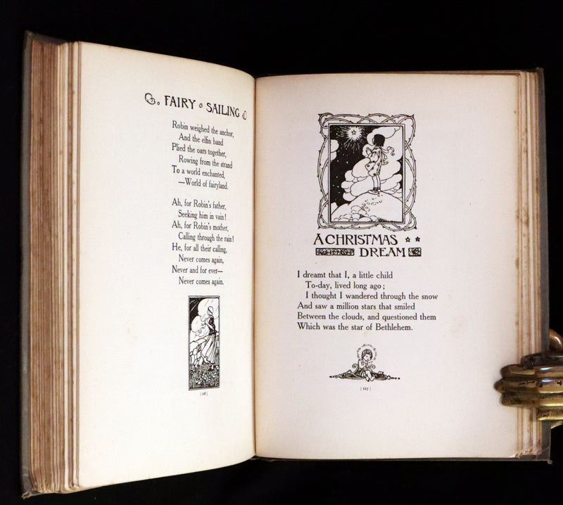 1912 Rare First Edition - ELFIN SONG, A Book of Verse and Pictures by Florence Harrison.
