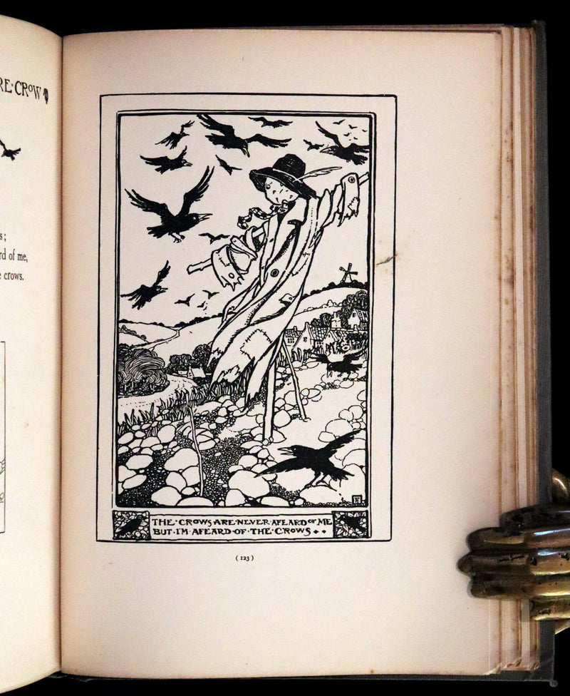 1912 Rare First Edition - ELFIN SONG, A Book of Verse and Pictures by Florence Harrison.