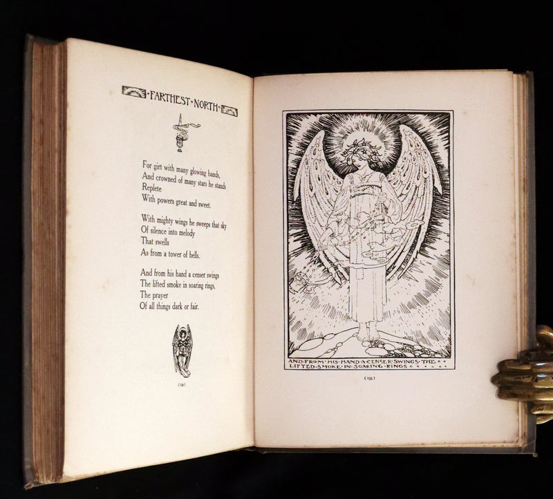 1912 Rare First Edition - ELFIN SONG, A Book of Verse and Pictures by Florence Harrison.