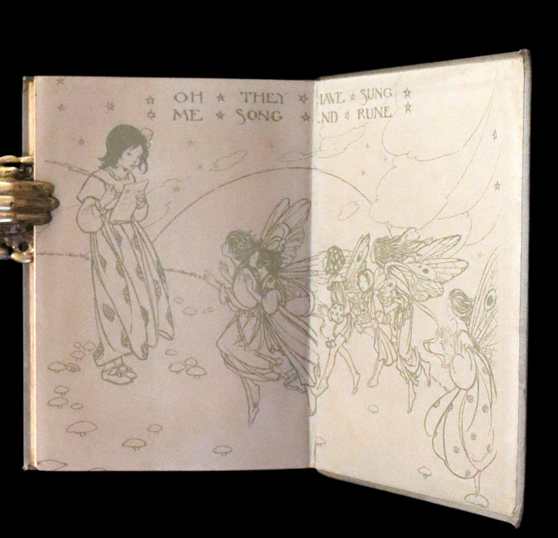 1912 Rare First Edition - ELFIN SONG, A Book of Verse and Pictures by Florence Harrison.