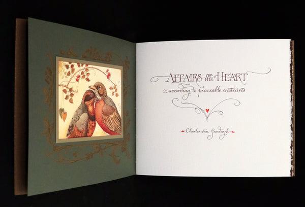 2019 Rare Book - Affairs Of The Heart According to Peaceable Creatures by Charles van Sandwyk.