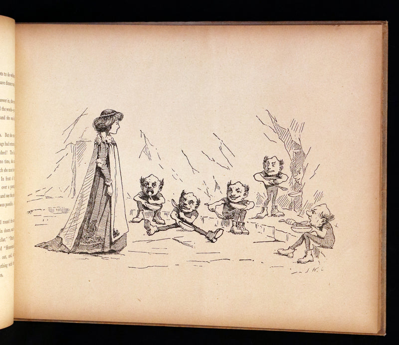 1889 Scarce First Edition - The Princess Inja: A Fairy Tale. Illustrated by J.W. Cawston.