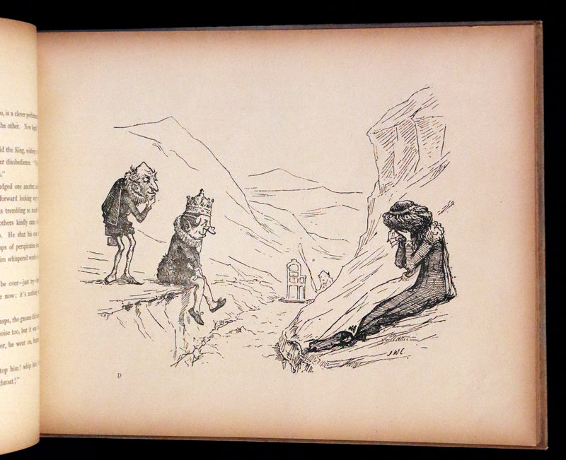 1889 Scarce First Edition - The Princess Inja: A Fairy Tale. Illustrated by J.W. Cawston.