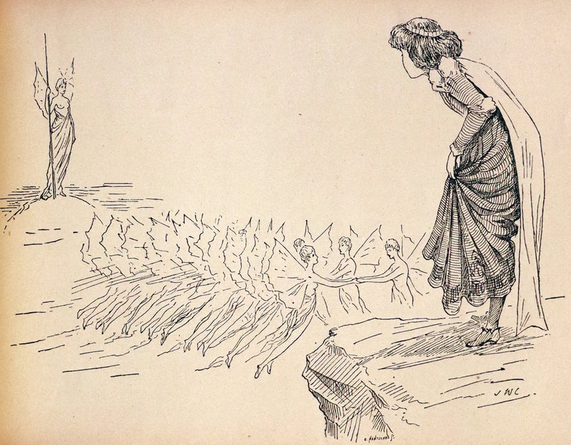 1889 Scarce First Edition - The Princess Inja: A Fairy Tale. Illustrated by J.W. Cawston.