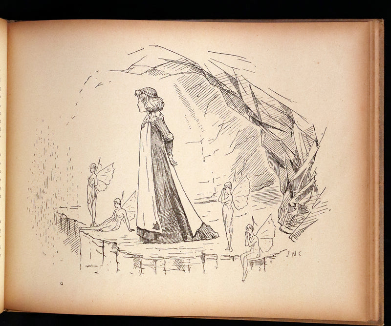 1889 Scarce First Edition - The Princess Inja: A Fairy Tale. Illustrated by J.W. Cawston.