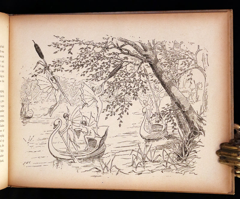 1889 Scarce First Edition - The Princess Inja: A Fairy Tale. Illustrated by J.W. Cawston.