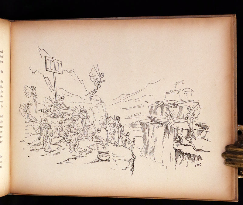 1889 Scarce First Edition - The Princess Inja: A Fairy Tale. Illustrated by J.W. Cawston.