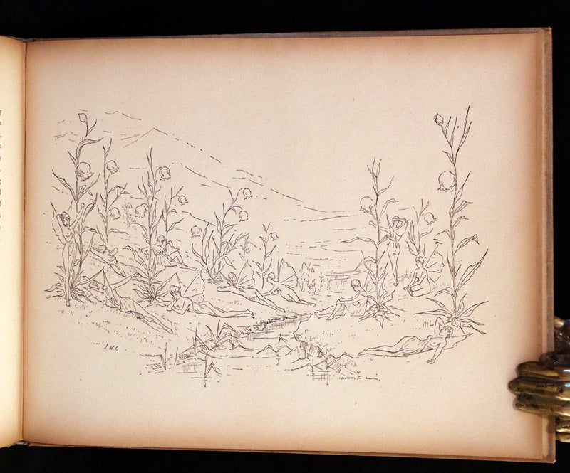 1889 Scarce First Edition - The Princess Inja: A Fairy Tale. Illustrated by J.W. Cawston.