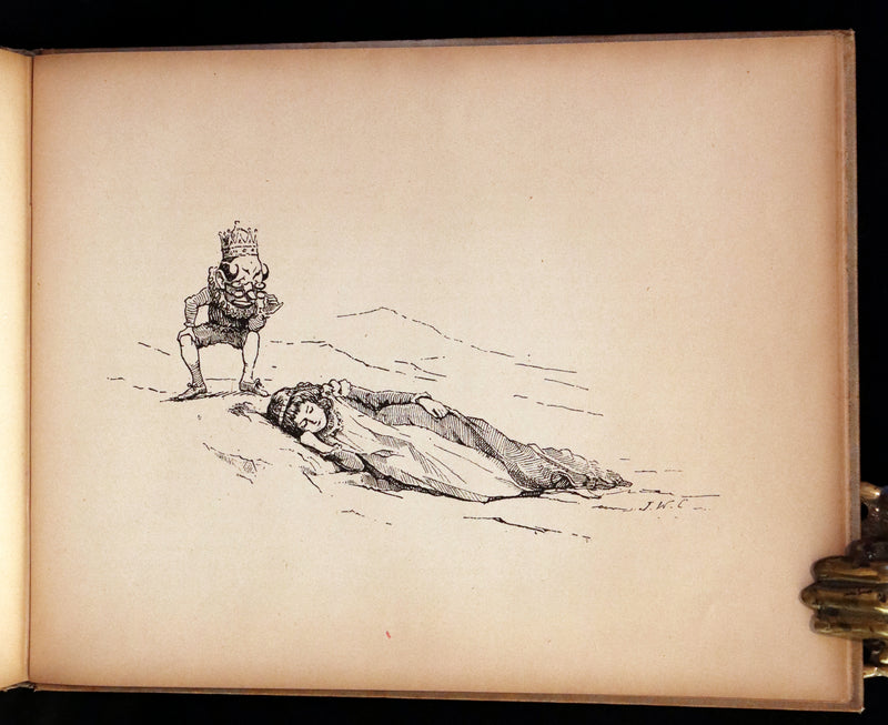 1889 Scarce First Edition - The Princess Inja: A Fairy Tale. Illustrated by J.W. Cawston.