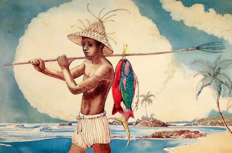 1997 Rare Edition - Sketches from a Tropic Isle drawn in the Fiji Islands by Charles Van Sandwyk.