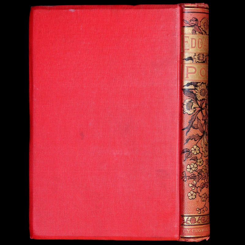 1884 Rare Book - Poems by Edgar Allan POE with Memoir (The Raven, Lenore, Fairy-Land, ...)