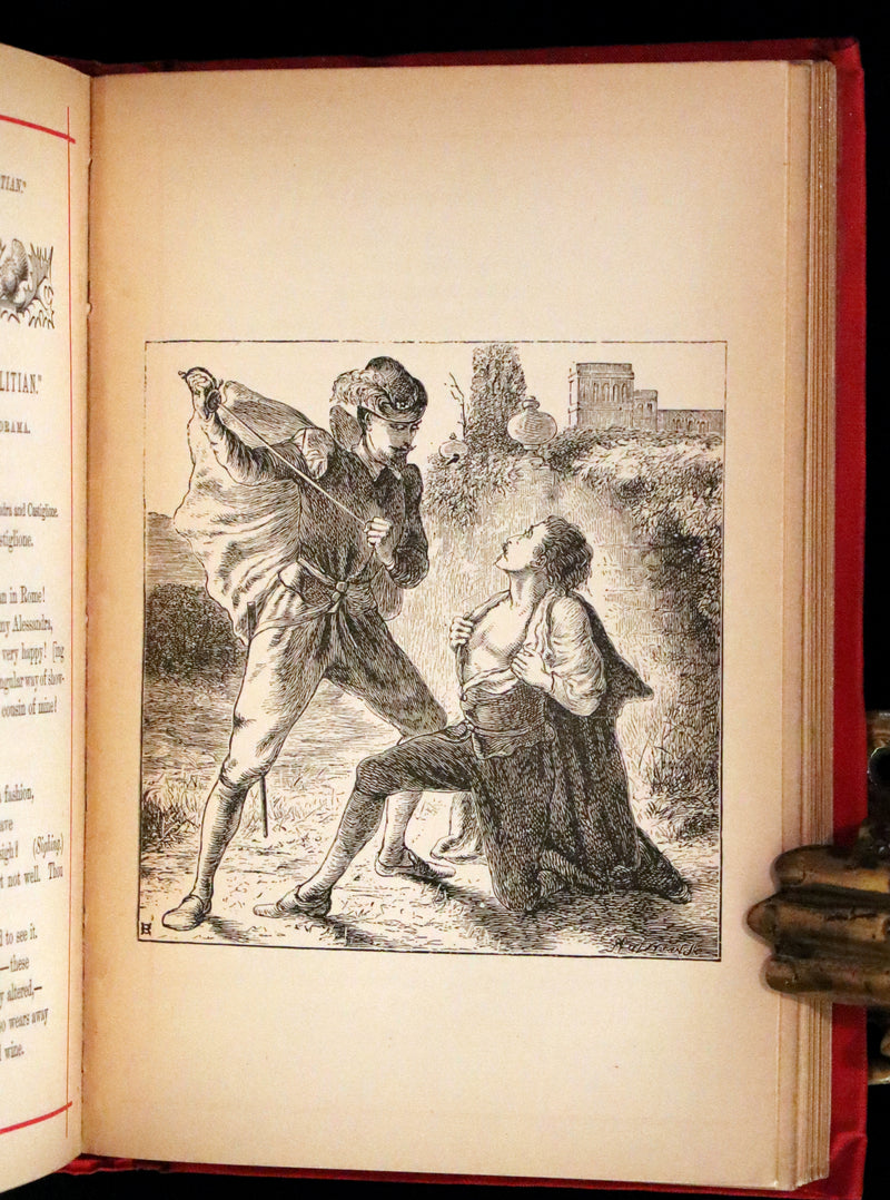 1884 Rare Book - Poems by Edgar Allan POE with Memoir (The Raven, Lenore, Fairy-Land, ...)