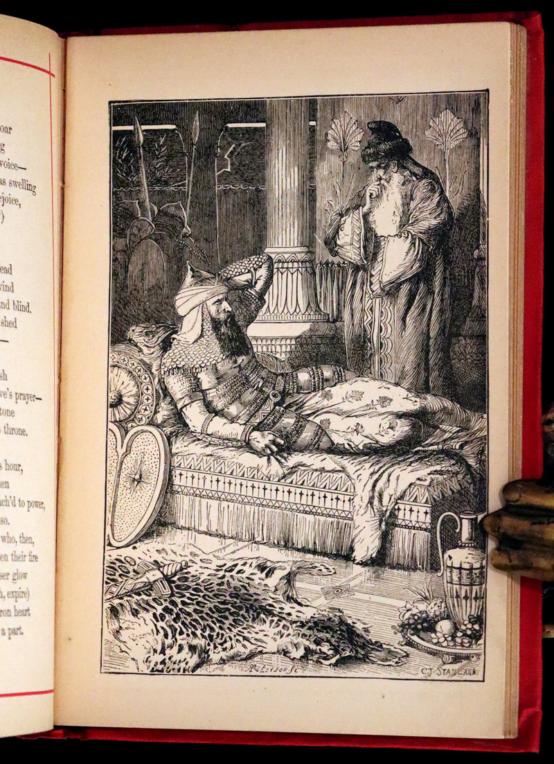 1884 Rare Book - Poems by Edgar Allan POE with Memoir (The Raven, Lenore, Fairy-Land, ...)