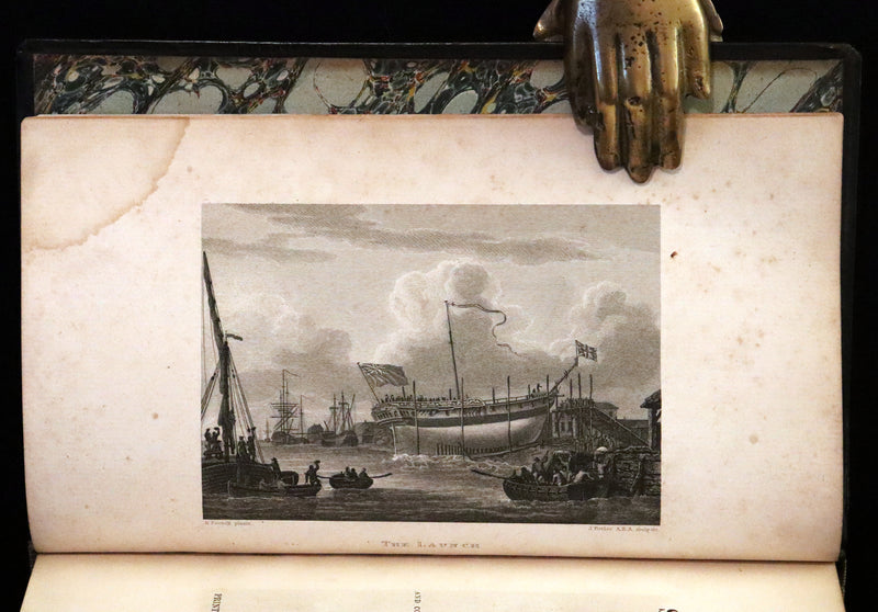 1811 Rare  Book - The Shipwreck by William Falconer, illustrated by Nicholas Pocock. This pretty edition is "corrected from the first and second editions".