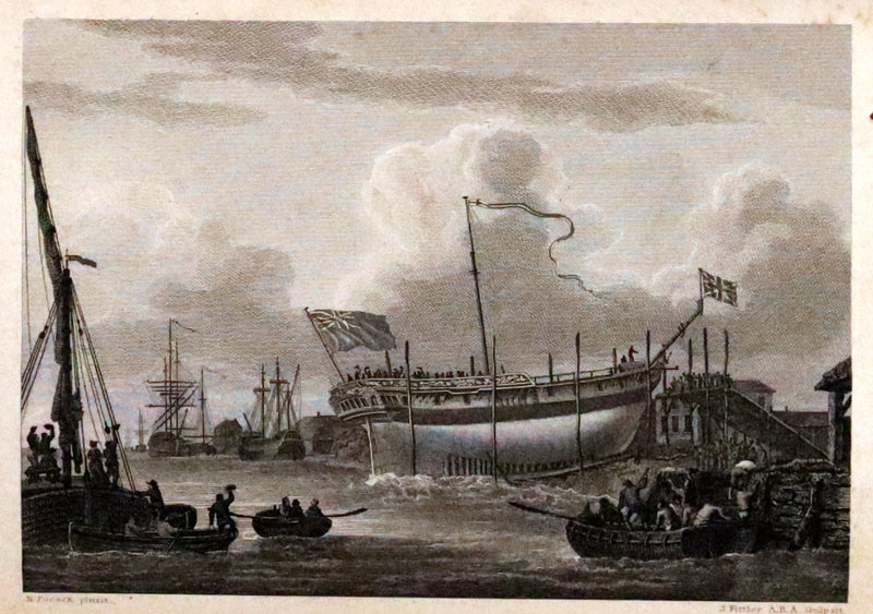 1811 Rare  Book - The Shipwreck by William Falconer, illustrated by Nicholas Pocock. This pretty edition is "corrected from the first and second editions".