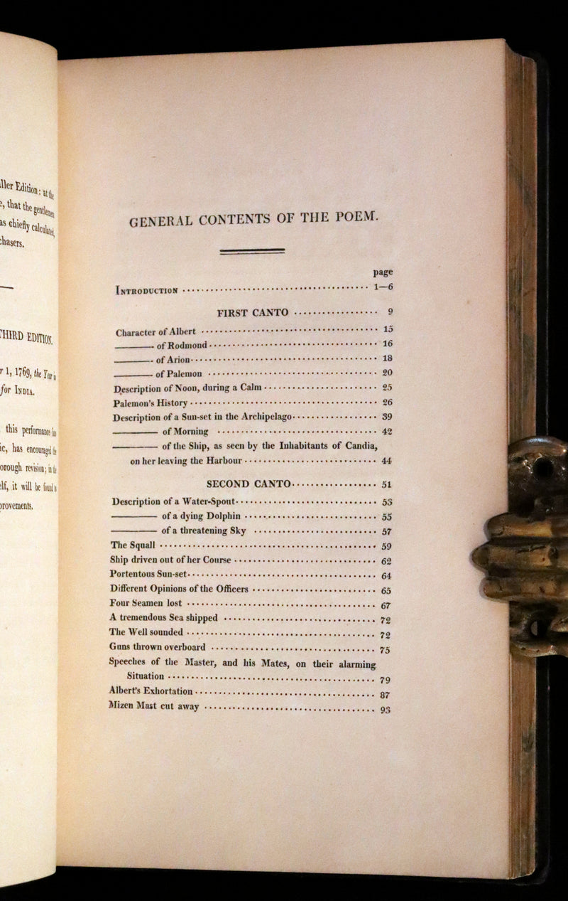 1811 Rare  Book - The Shipwreck by William Falconer, illustrated by Nicholas Pocock. This pretty edition is "corrected from the first and second editions".